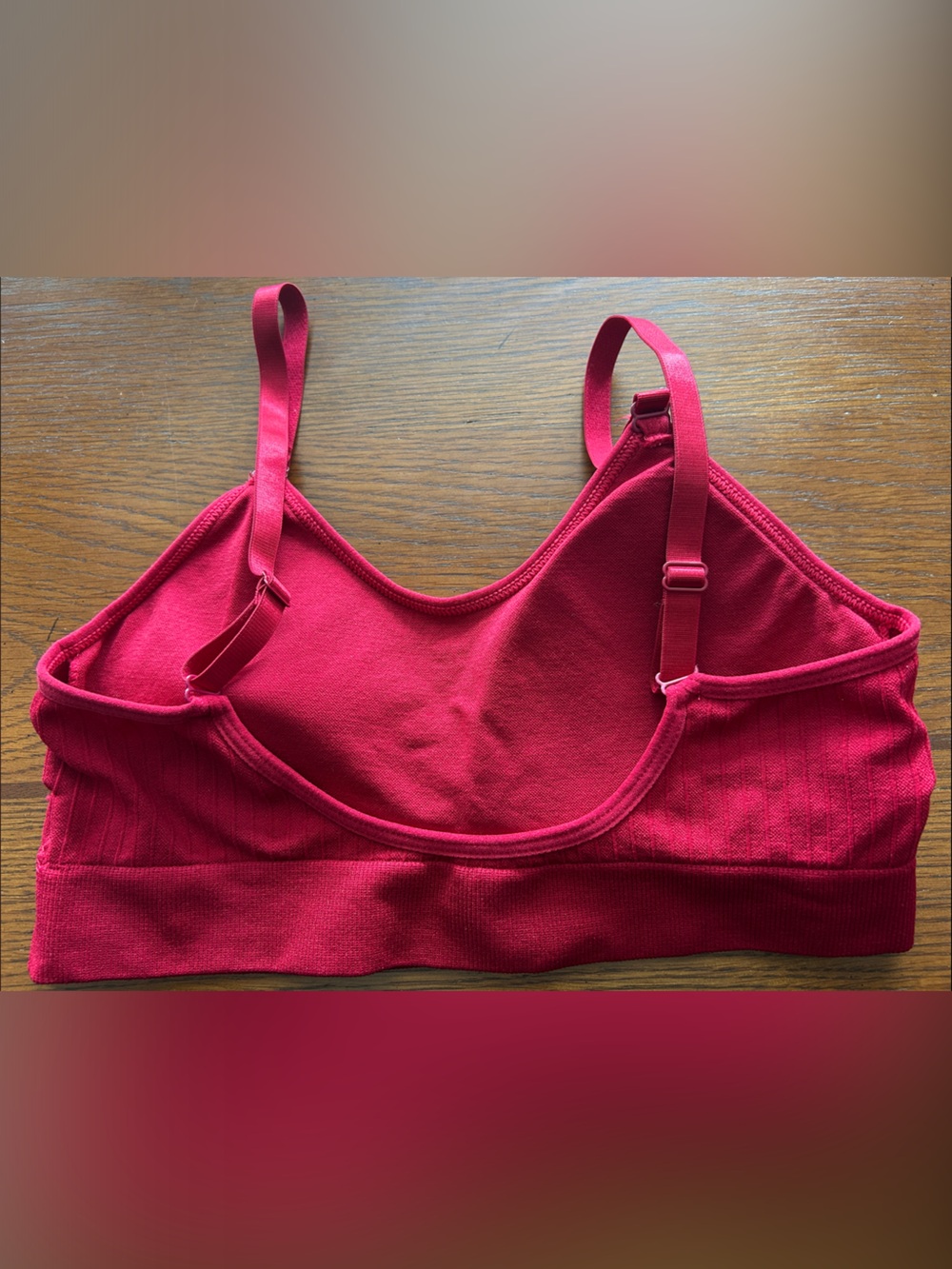 Padded sports bra, size Medium